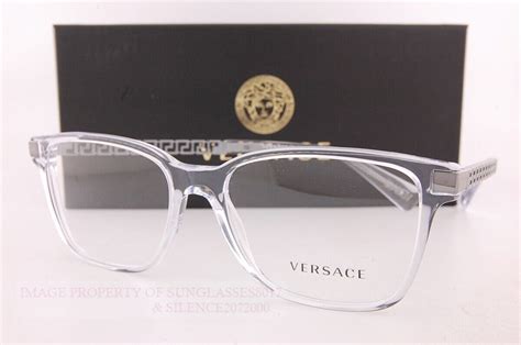 versace clear frames|versace frames for men.